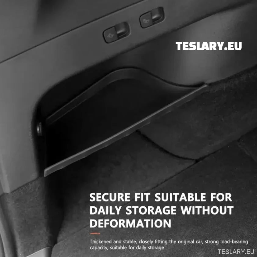 Tesla Model Y Trunk Organiser Side Shelf Storage - TESLARY Tesla Shop Accessories Europe Nederlands Dublin Cork Ireland Deutschland Espana Alicante France Italia