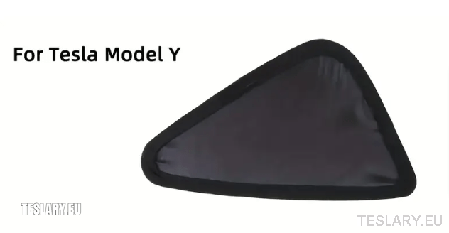 Triangular Rear Windows Shade For Enhanced Privacy Tesla Model 3 / Y - TESLARY Tesla Shop Accessories Europe Nederlands Dublin Cork Ireland Deutschland Espana Alicante France Italia
