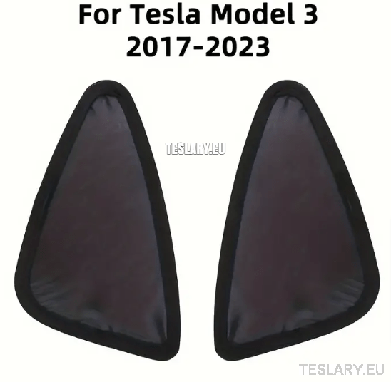 Triangular Rear Windows Shade For Enhanced Privacy Tesla Model 3 / Y - TESLARY Tesla Shop Accessories Europe Nederlands Dublin Cork Ireland Deutschland Espana Alicante France Italia