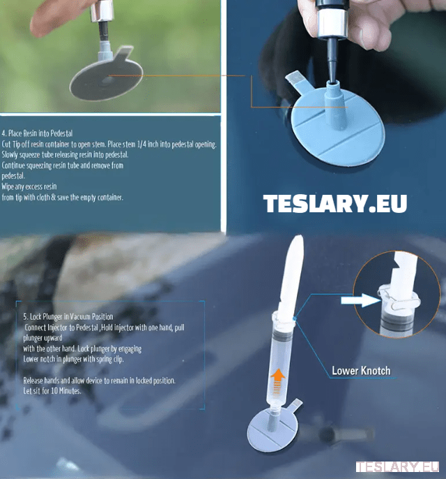 Windscreen Glass Crack Repair Kit - TESLARY Tesla Shop Accessories Europe Nederlands Dublin Cork Ireland Deutschland Espana Alicante France Italia